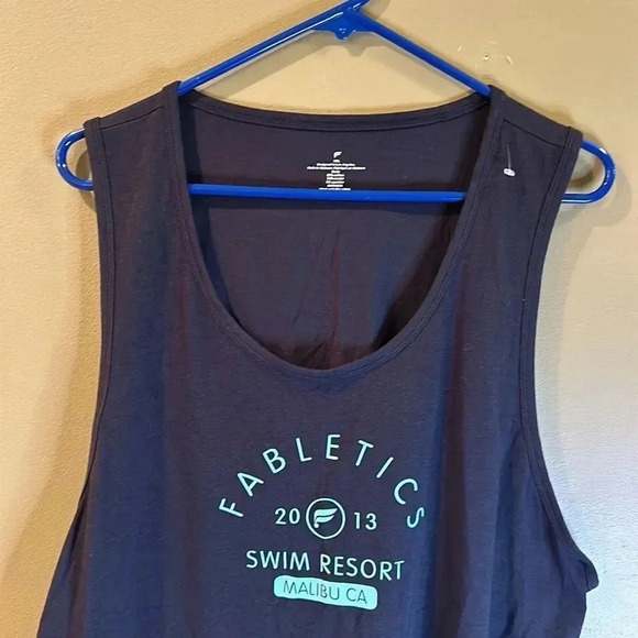 FABLETICS SWIM RESPORT 24/7 MEN’s TANK SLEEVELESS 2XL - Picture 4 of 5